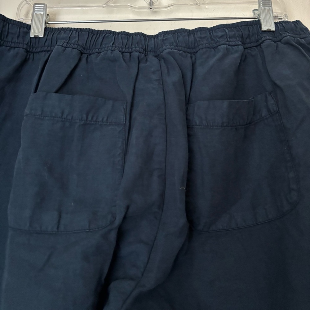 Frescobol Carioca Sergio Lyocell Linen Cotton Blend Shorts in Navy Men’s 34 NEW - Picture 7 of 16